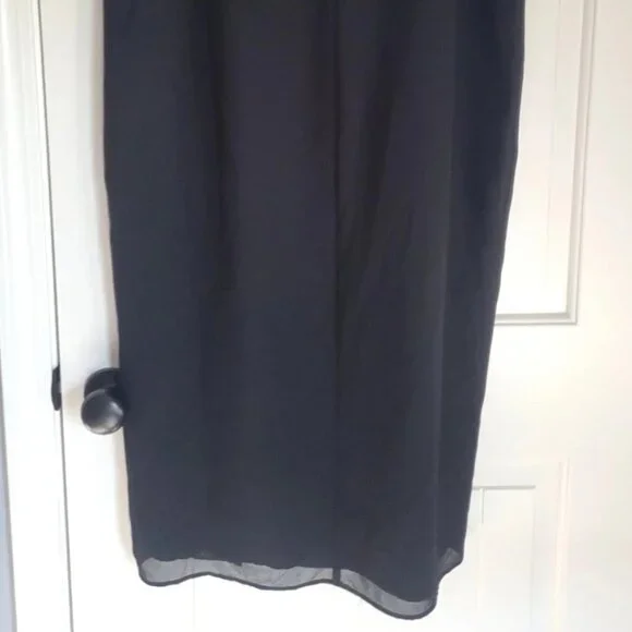 Long Black Skirt Dressy Womens Size 14/16 Dressbarn - Picture 4 of 6